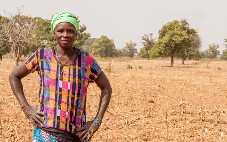 Sabine joined a Tree Aid project in Mali where she is now restoring her land to respond to her changing climate