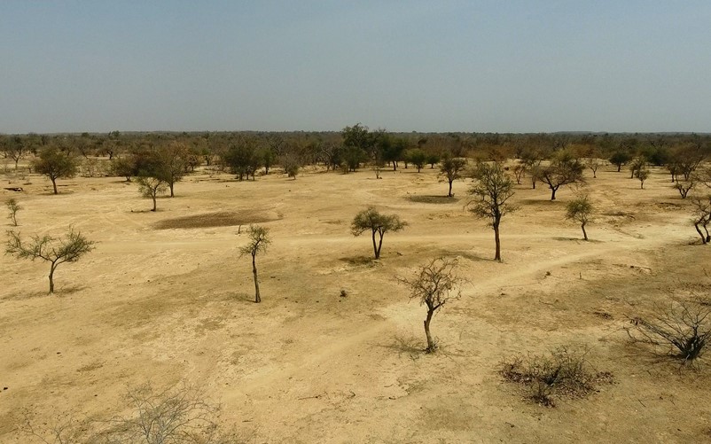 Degraded land in Burkina Faso